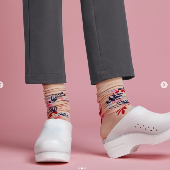 NEW Dansko Sonja Translucent Clogs For Women in white 462 - Picture 8 of 9